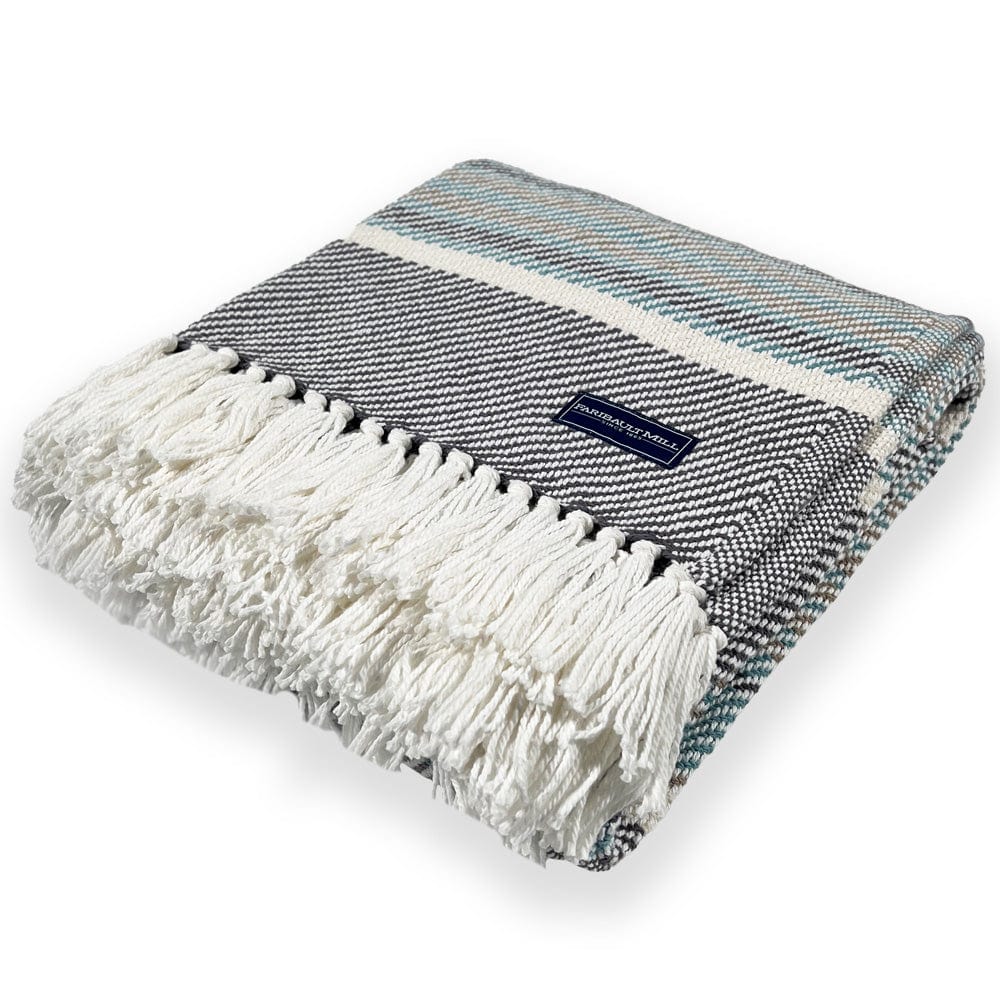 Adirondack Cotton Throw - Slate/Matka - Image 5