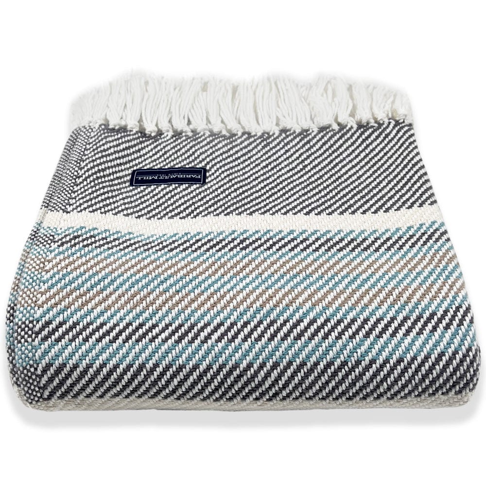Adirondack Cotton Throw - Slate/Matka - Image 7
