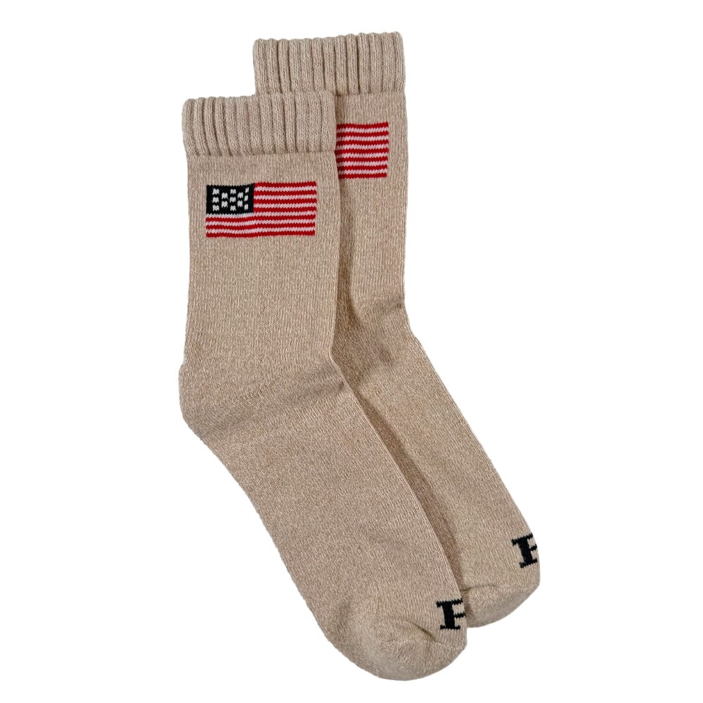 American Flag Cotton Marled Socks - Image 3