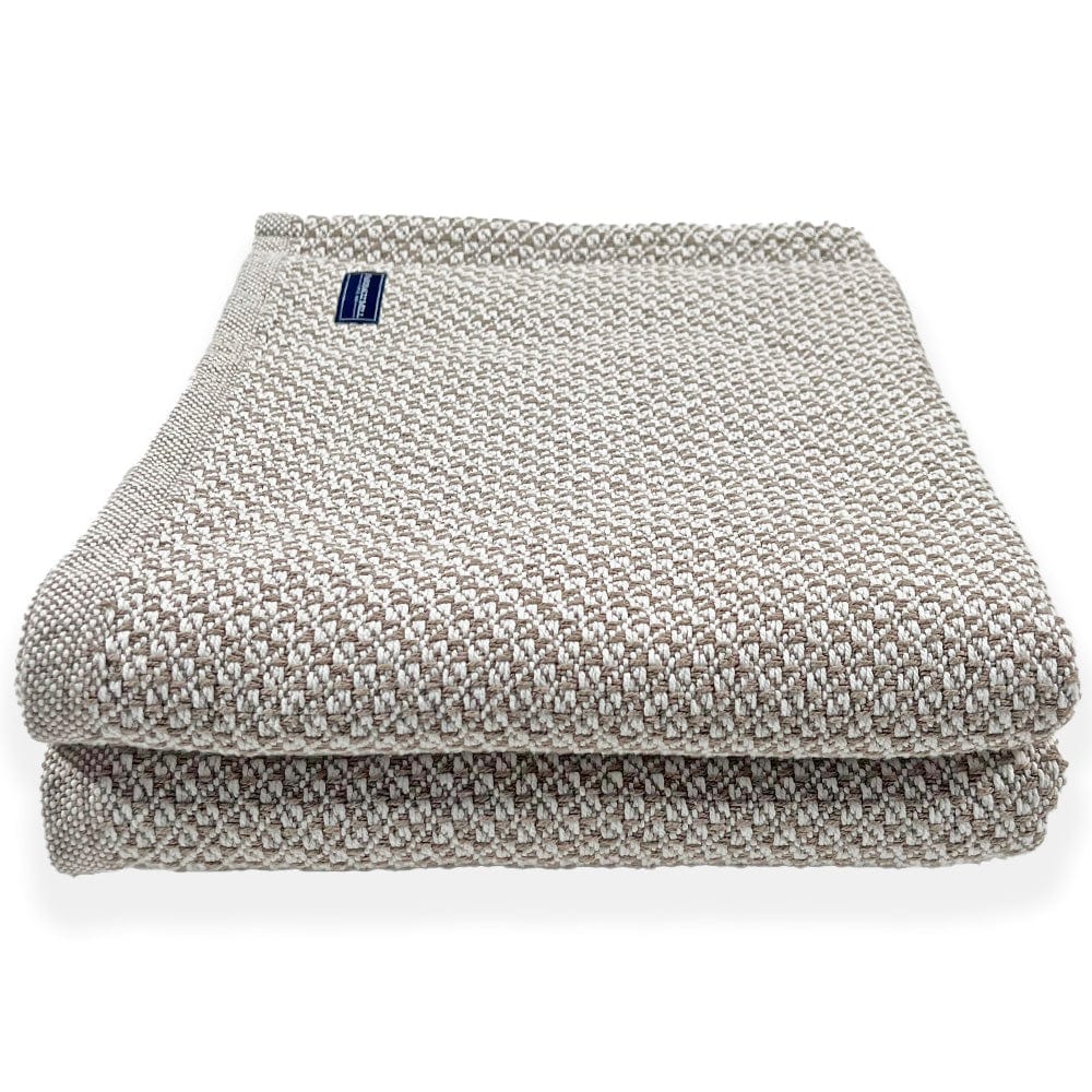 Bar Harbor Cotton Blanket - Stone - Image 3
