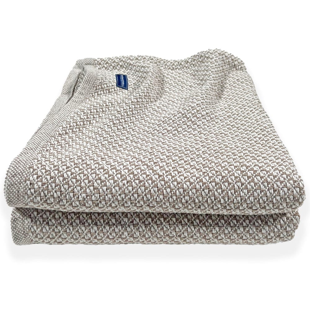 Bar Harbor Cotton Blanket - Stone - Image 4