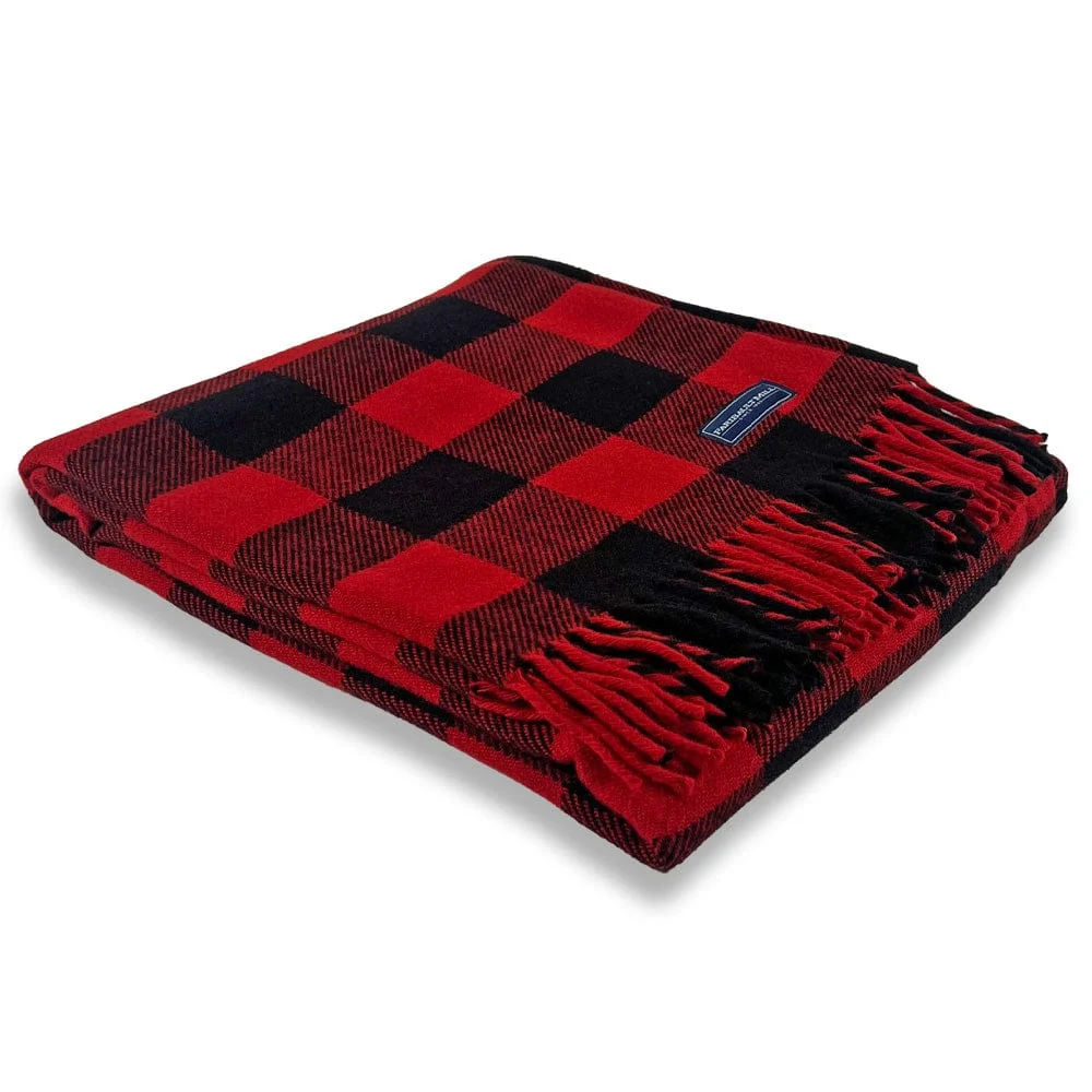 Buffalo Check Wool Throw - Image 3