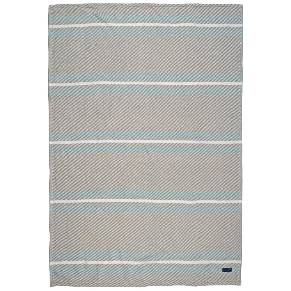 Cabin Cotton Throw - White/Oyster/Surf - Image 3