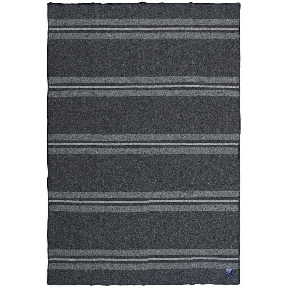 Cabin Wool Throw - Charcoal - Image 4