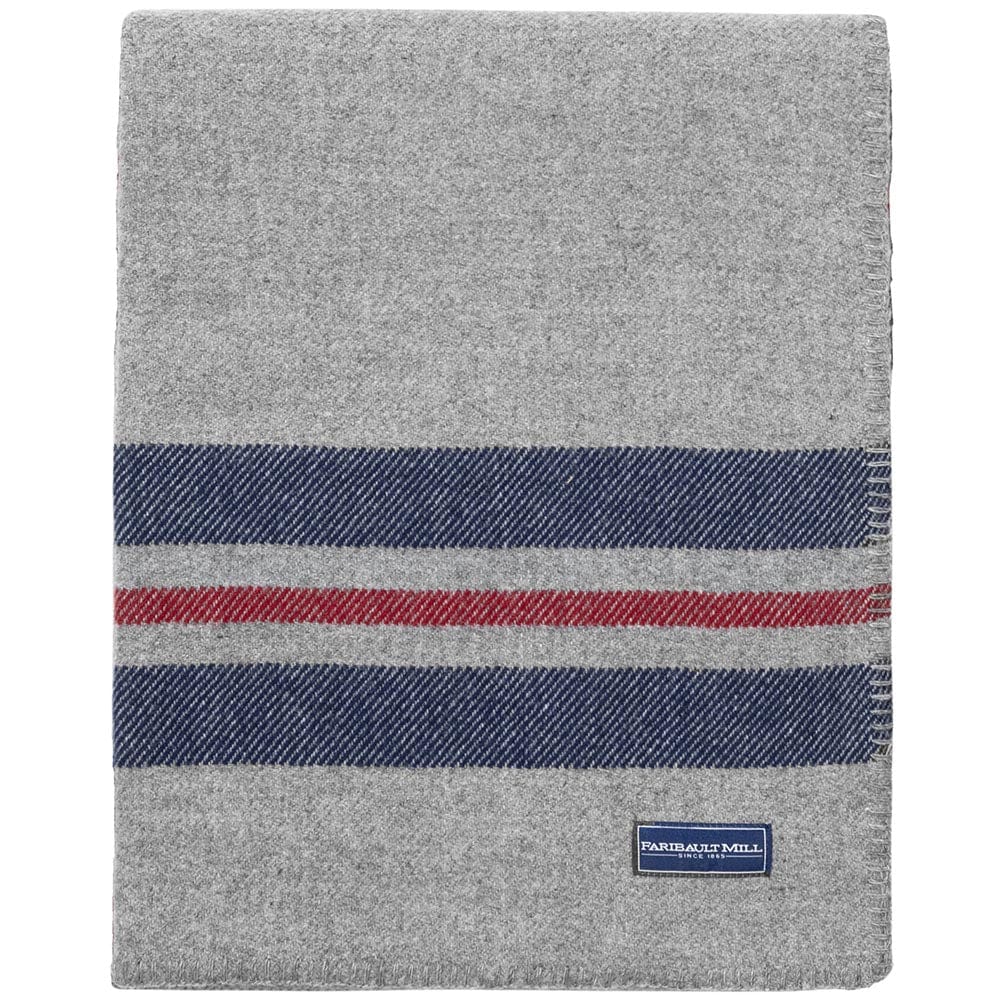 Cabin Wool Throw - Heather Gray - Image 3