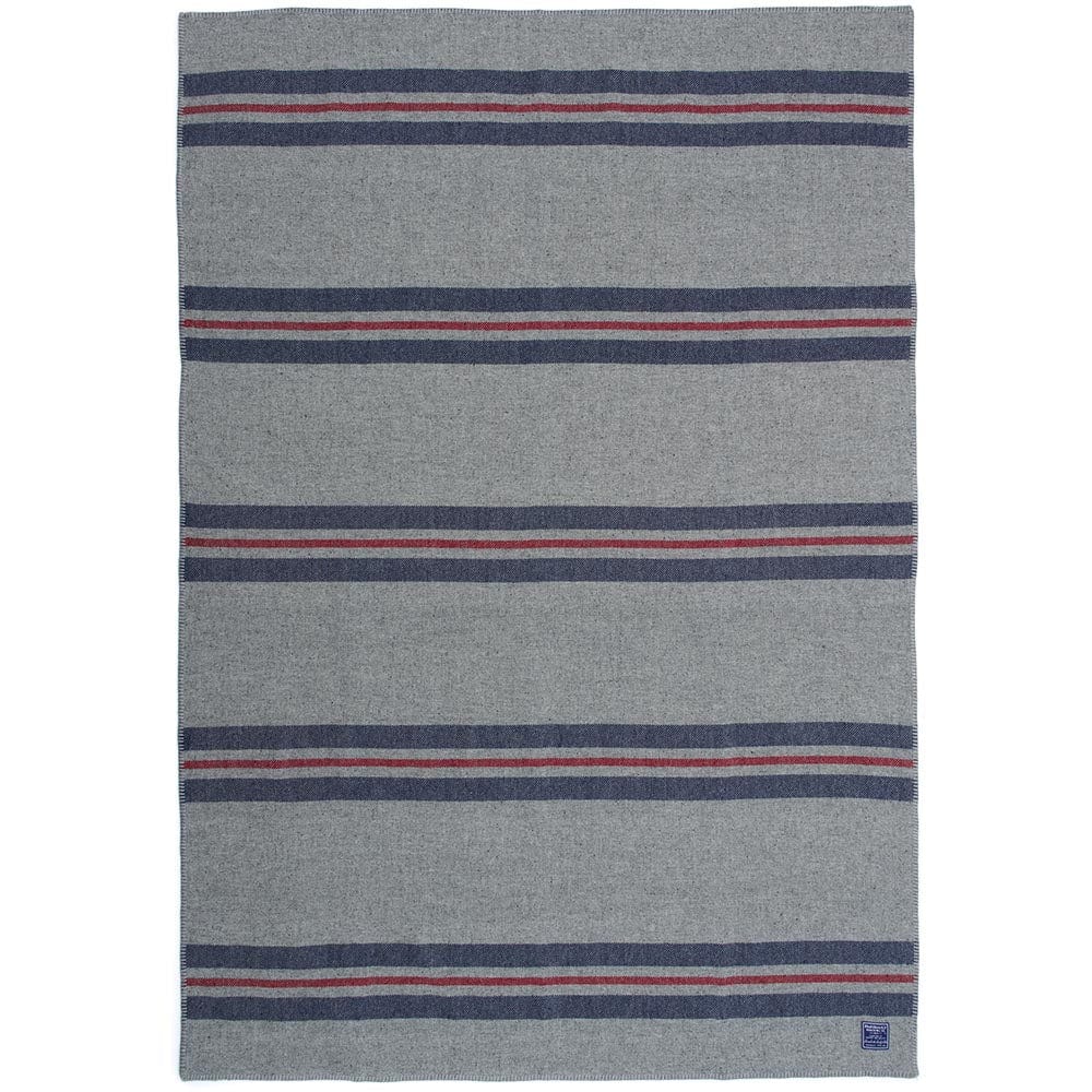 Cabin Wool Throw - Heather Gray - Image 4