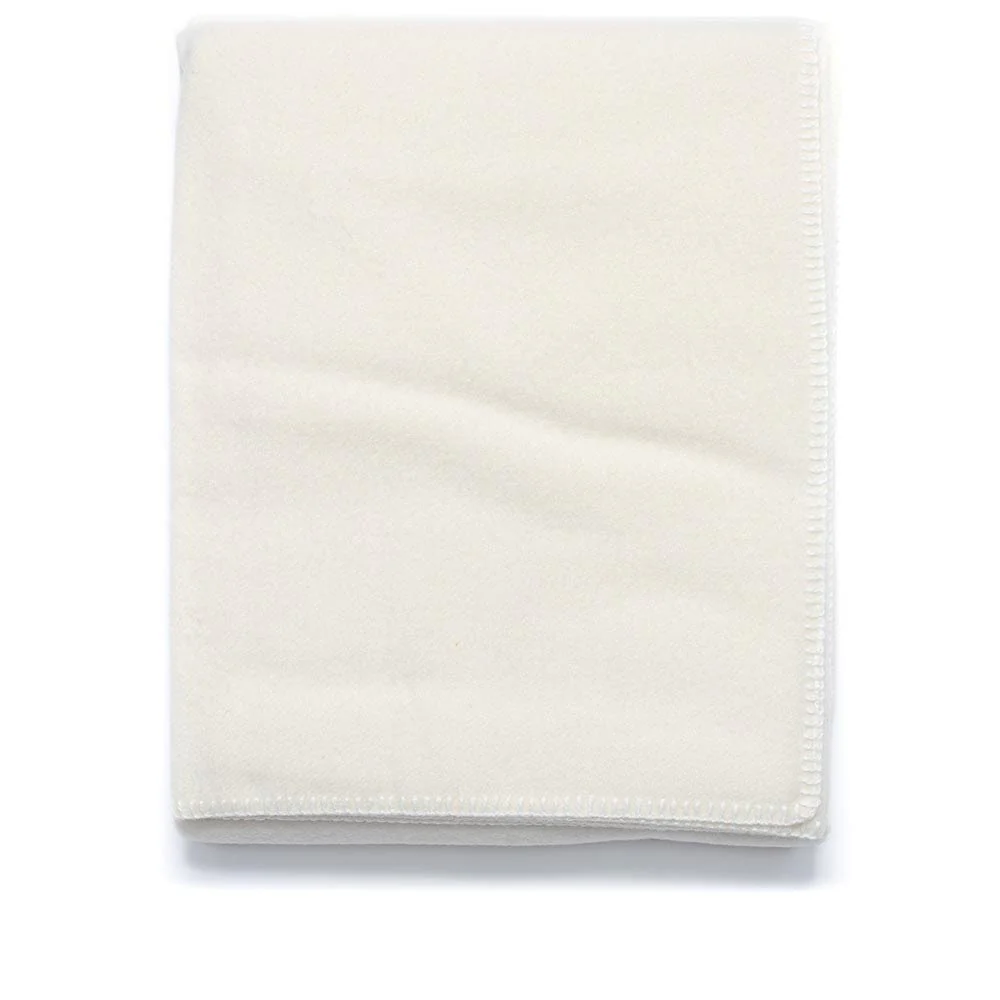 Color Variation Factory Second Pure & Simple Bone/White Wool Blanket