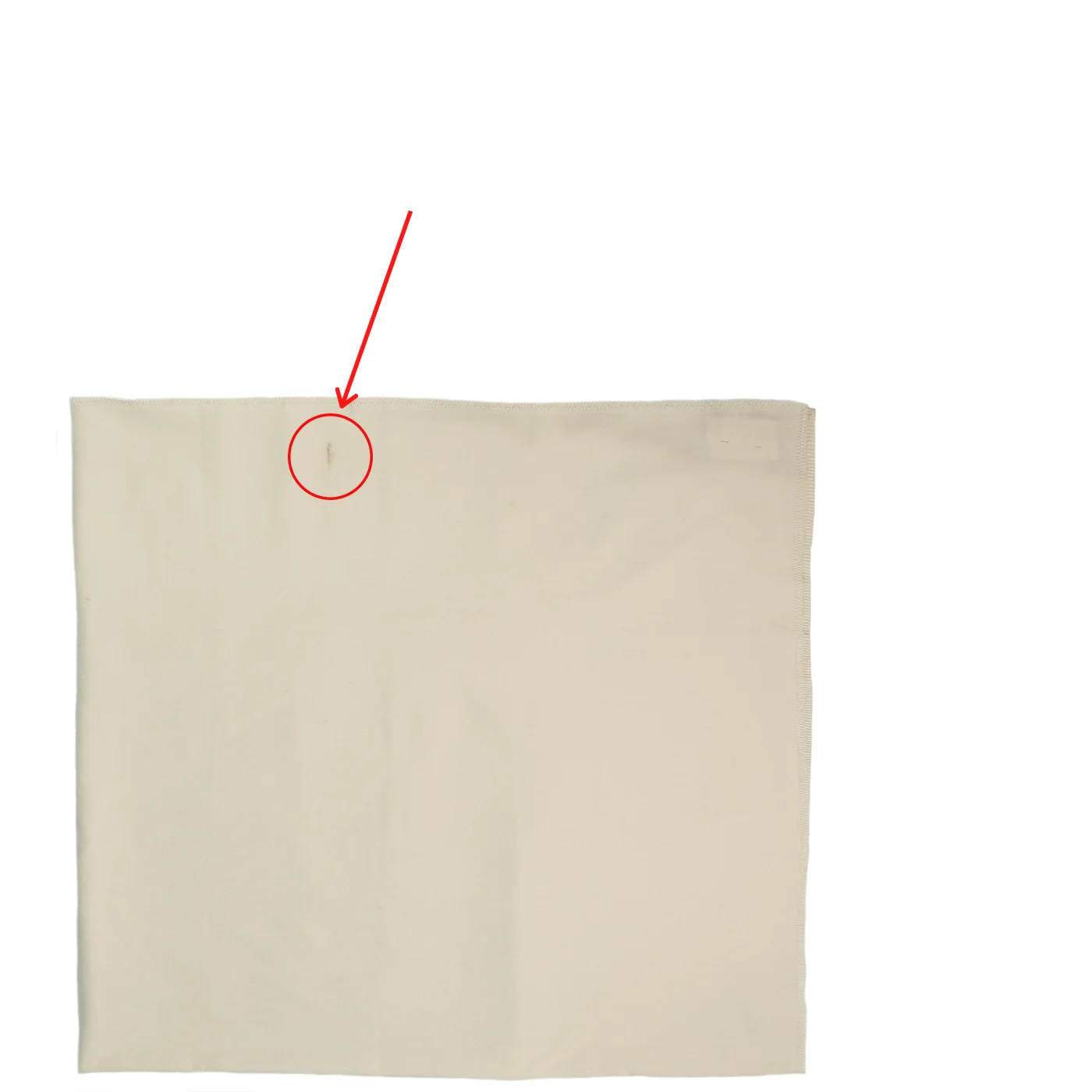 Color Variation Factory Second Pure & Simple Bone/White Wool Blanket - Image 2