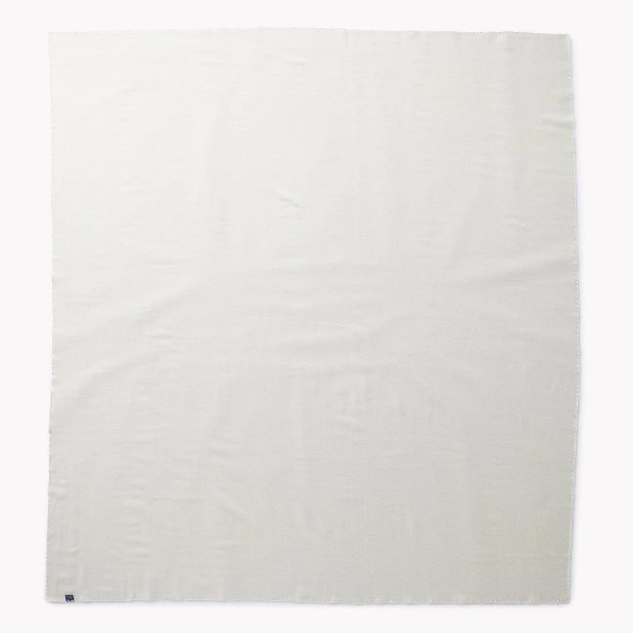 Color Variation Factory Second Pure & Simple Bone/White Wool Blanket - Image 4
