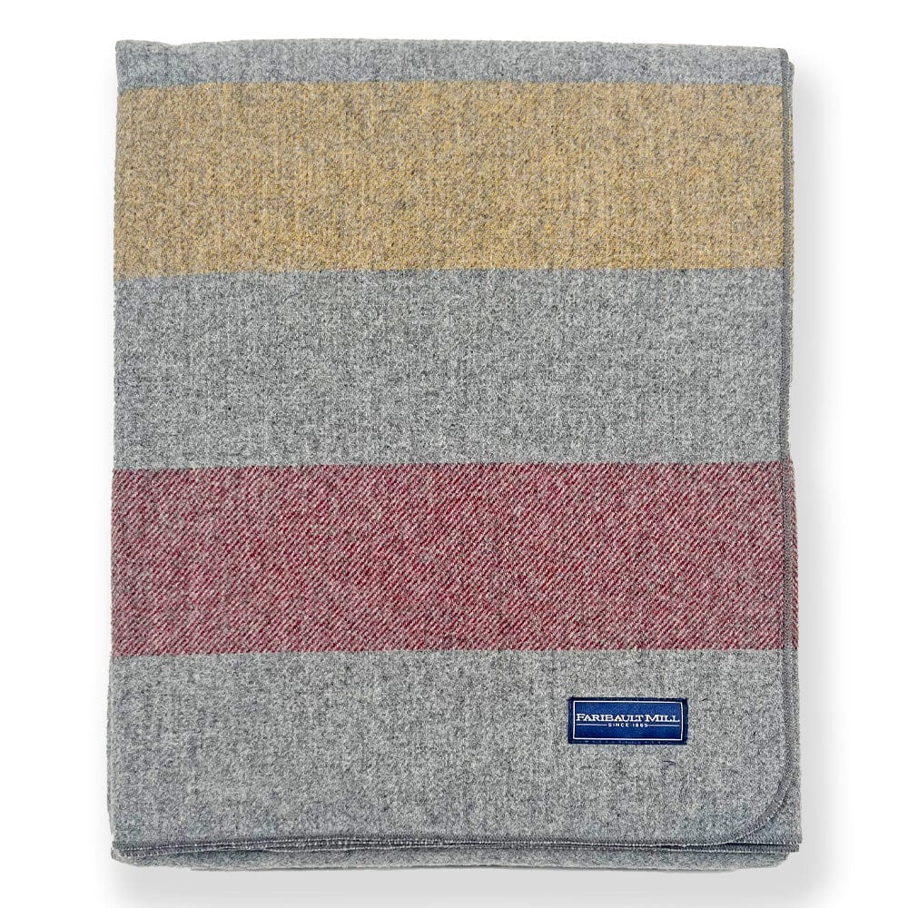Factory Second Frontier Lightweight Wool Blanket - Gray - Image 3