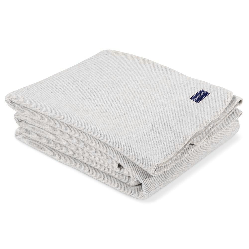 Factory Second Summit Wool Blanket - Heather Natural - Image 3
