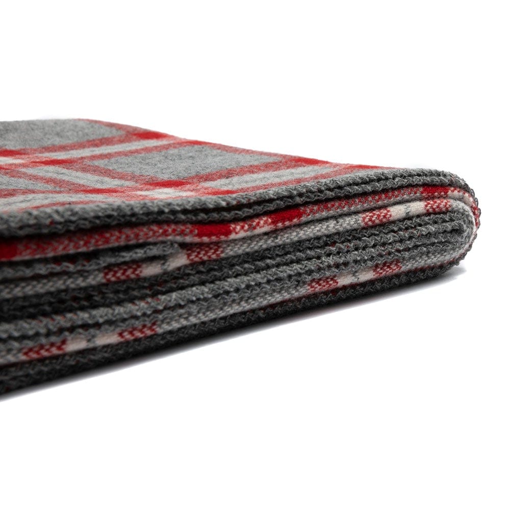 Factory Second Minnehaha Falls Wool Throw - Red - Image 3