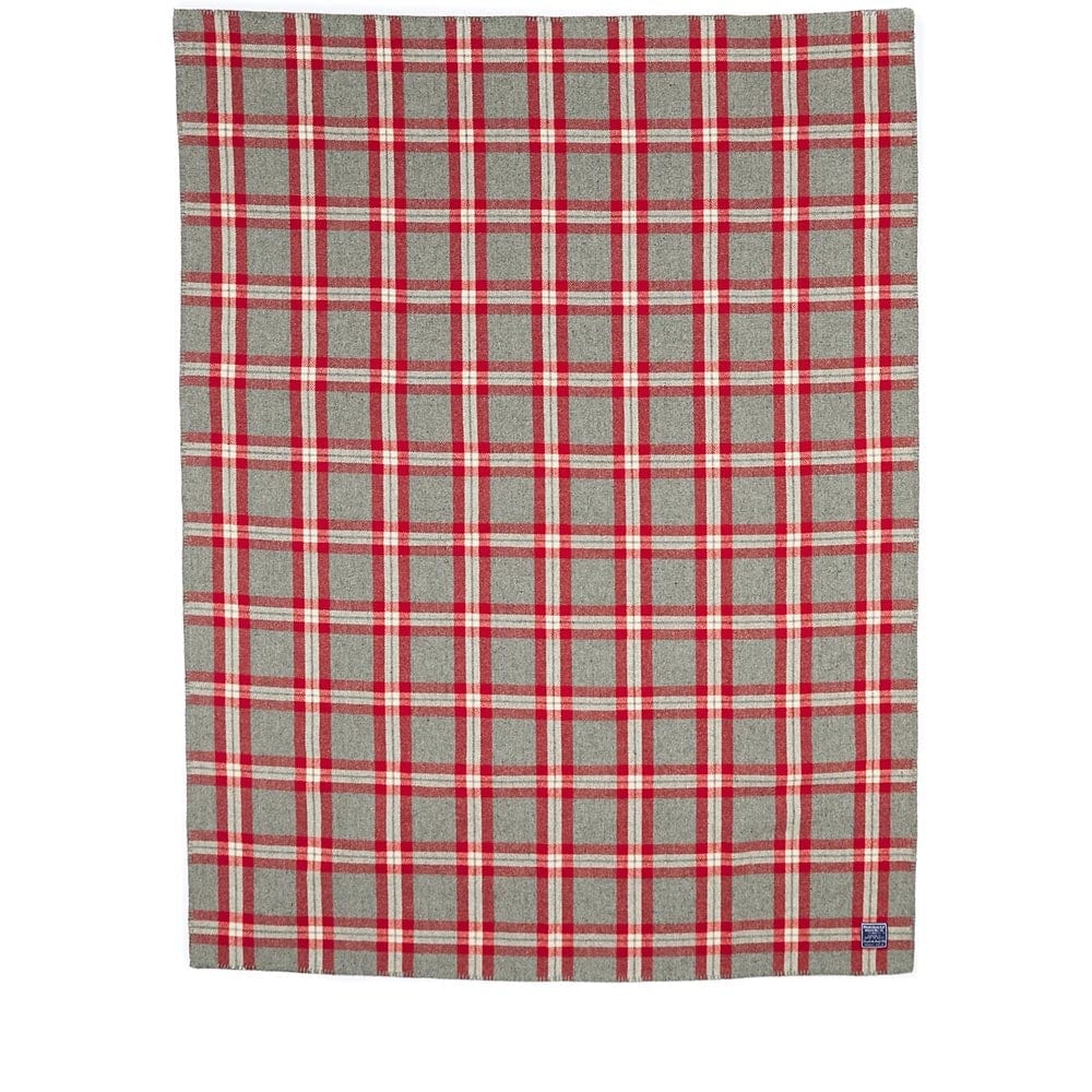 Factory Second Minnehaha Falls Wool Throw - Red - Image 5
