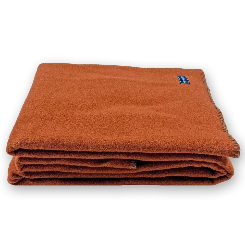 Pure & Simple Wool Blanket - Terracotta - Image 5