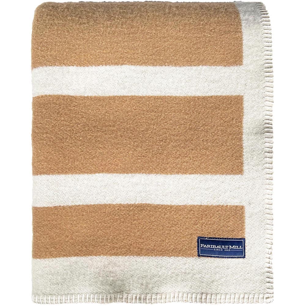 Factory Second Reversible Framed Wool Throw - Image 2