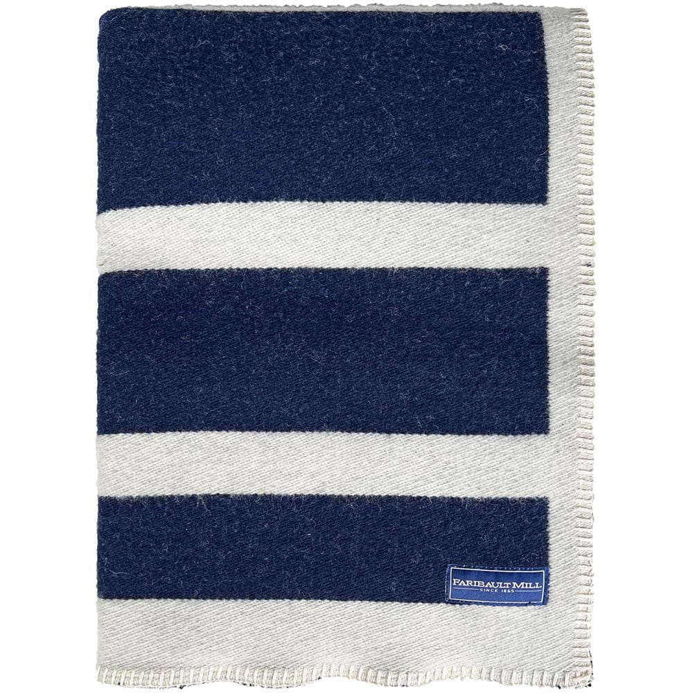 Factory Second Reversible Framed Wool Throw - Image 3