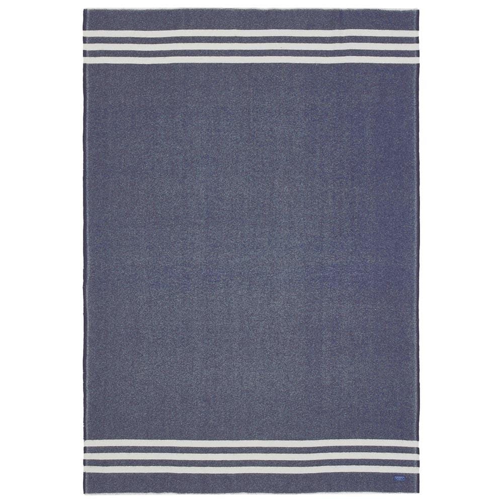 Factory Second Trapper Wool Throw - Navy - Image 3