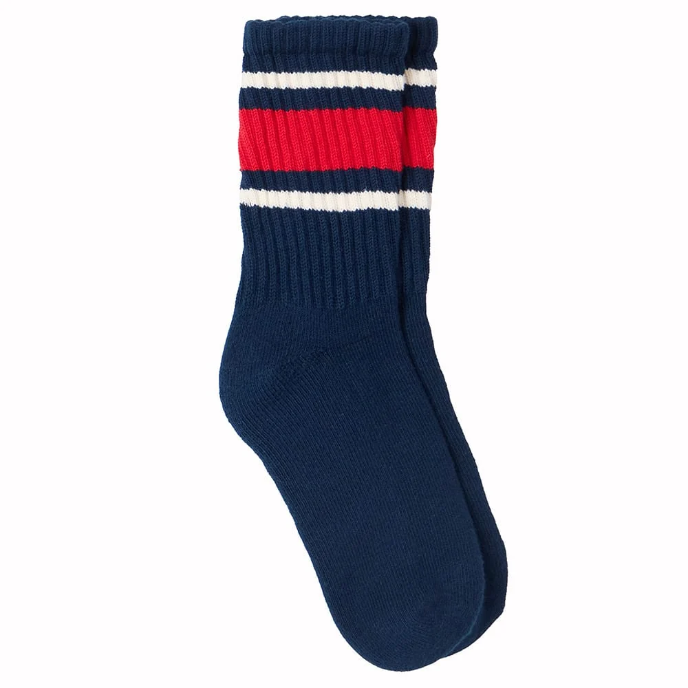 Faribault Mill x American Trench Retro Stripe Socks - Image 4