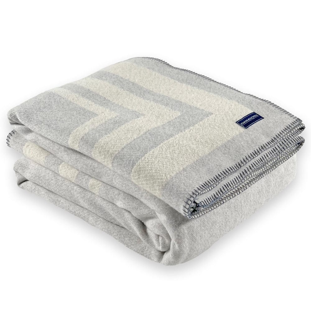Framed Stripe Wool Blanket