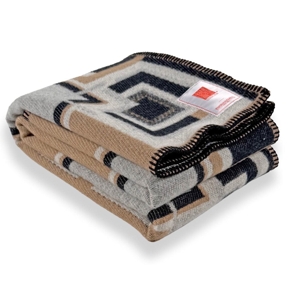 Frank Lloyd Wright Ennis House Textile Block Wool Throw - Image 4