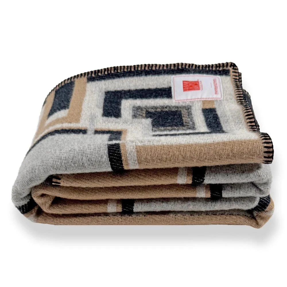 Frank Lloyd Wright Ennis House Textile Block Wool Throw - Image 6
