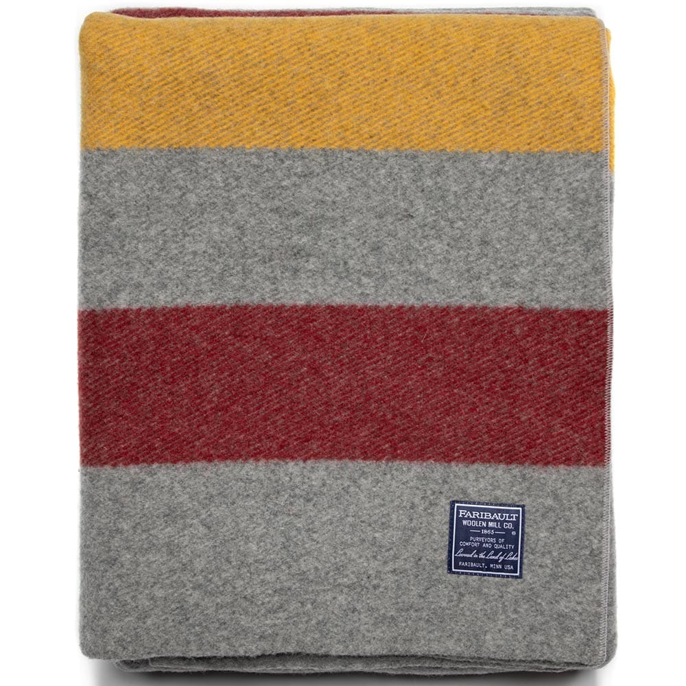 Frontier Wool Blanket - Gray - Image 3