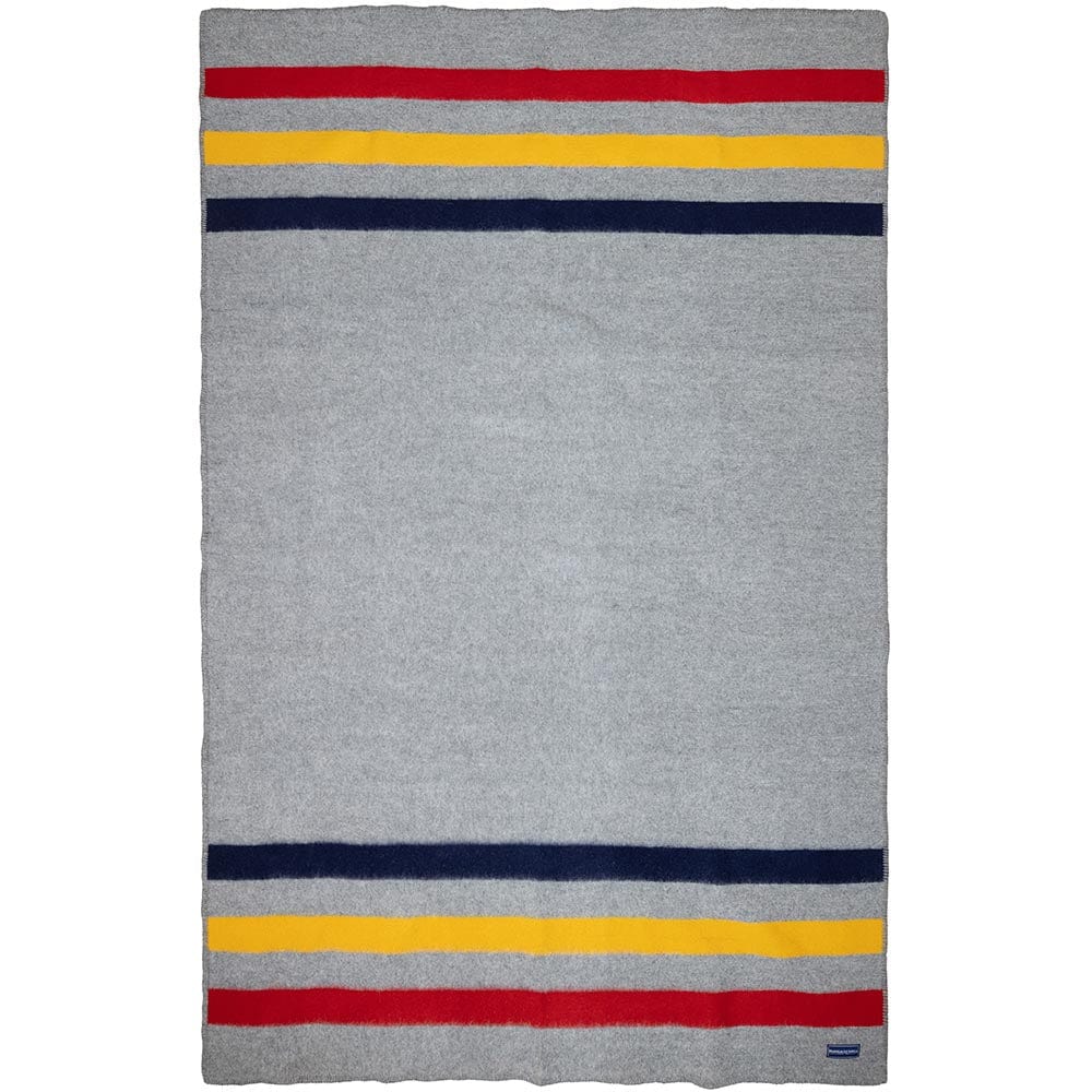 Frontier Wool Throw Blanket - Gray - Image 4