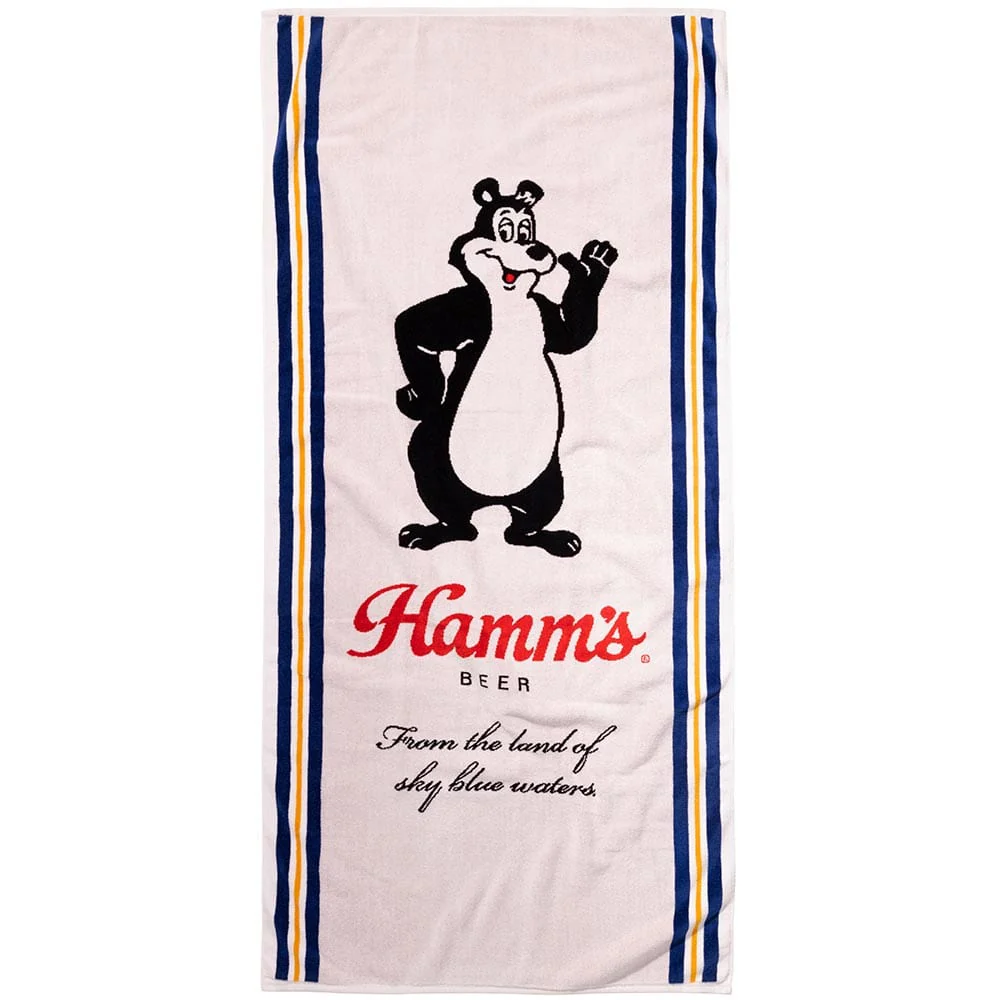Hamm's Beer Bear Towel