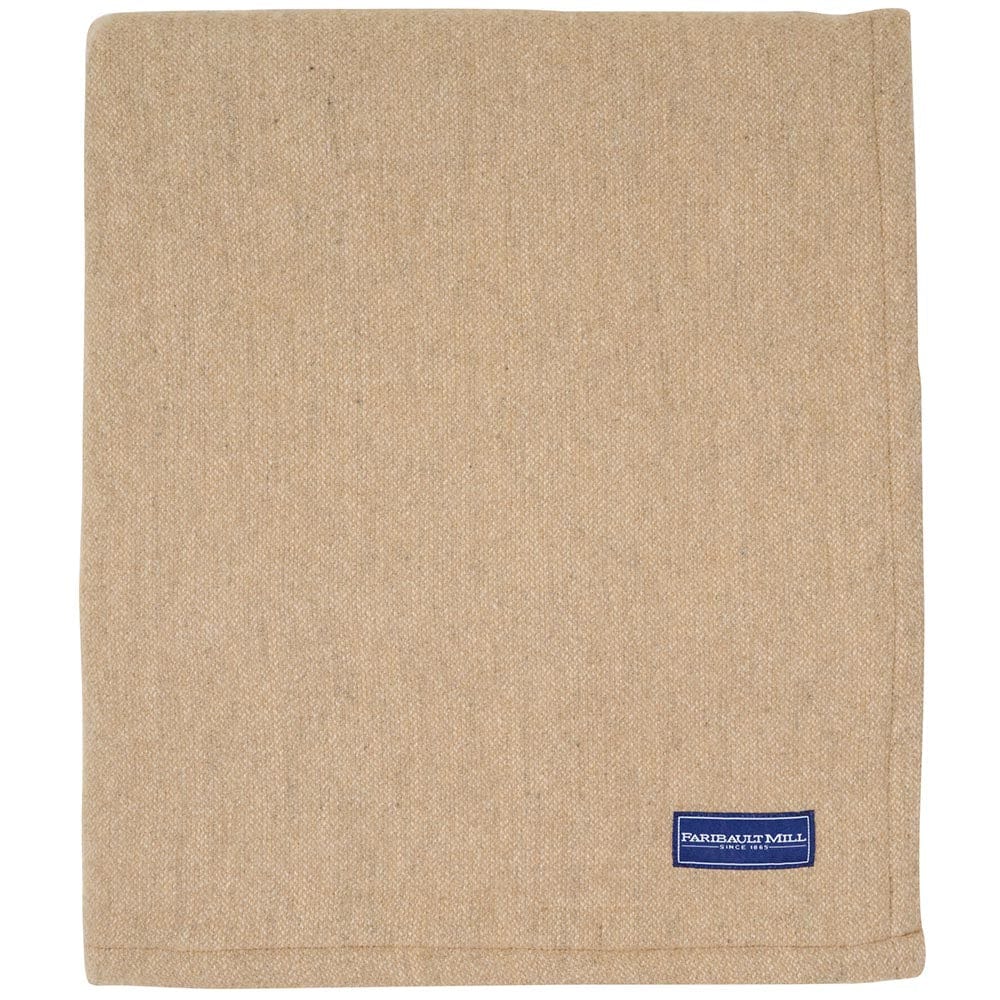 Lakefront Wool Blanket - Heritage Beige - Image 3