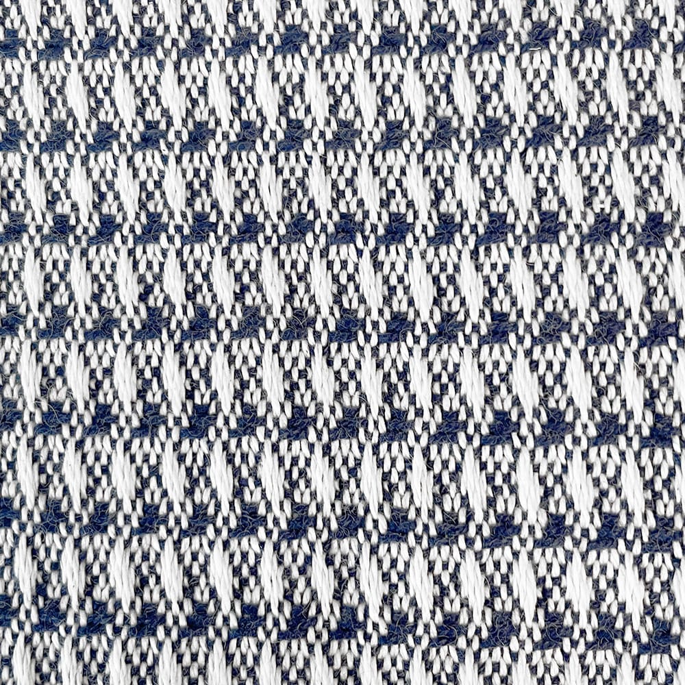 Limited Edition North Star Herringbone Throw - Blue - Image 2