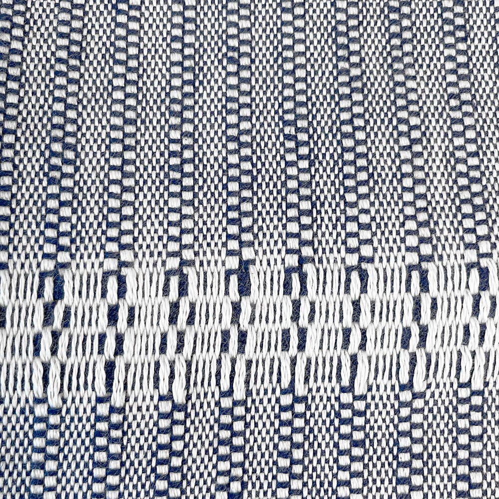 Limited Edition North Star Herringbone Throw - Blue - Image 4