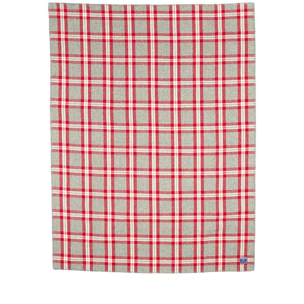 Minnehaha Falls Wool Throw - Red - Image 5