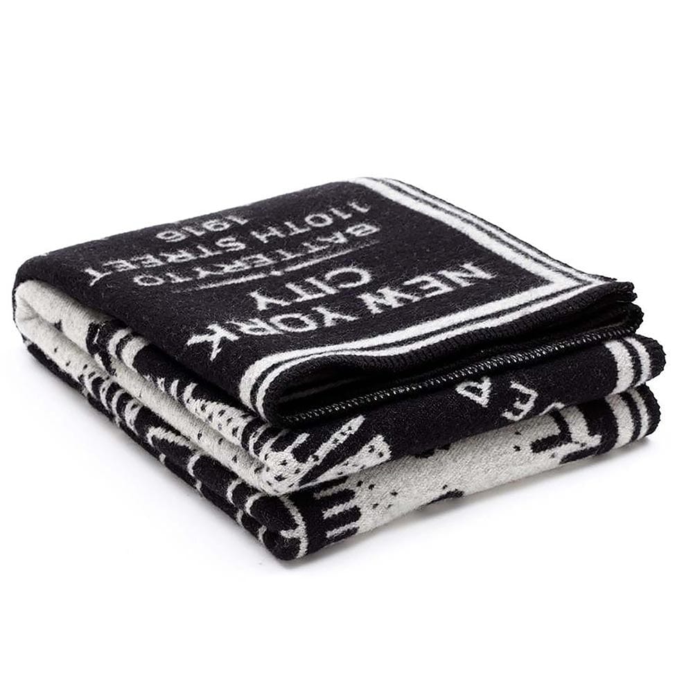 New York City Map Wool Throw - Image 3