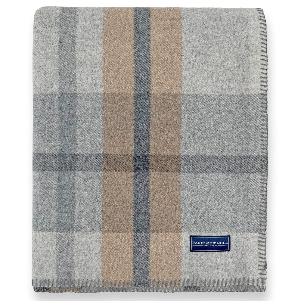 Northfield Plaid Wool Blanket - Image 3