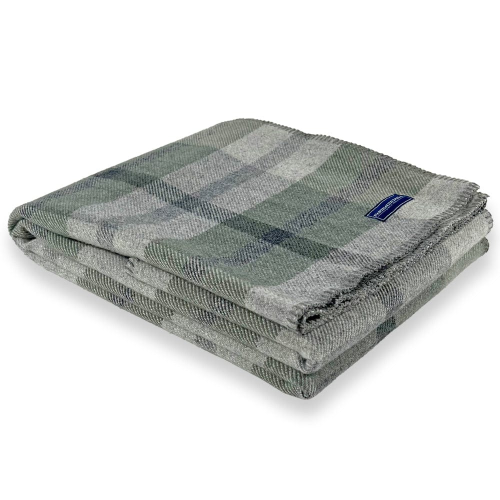 Northfield Plaid Wool Throw - Image 5