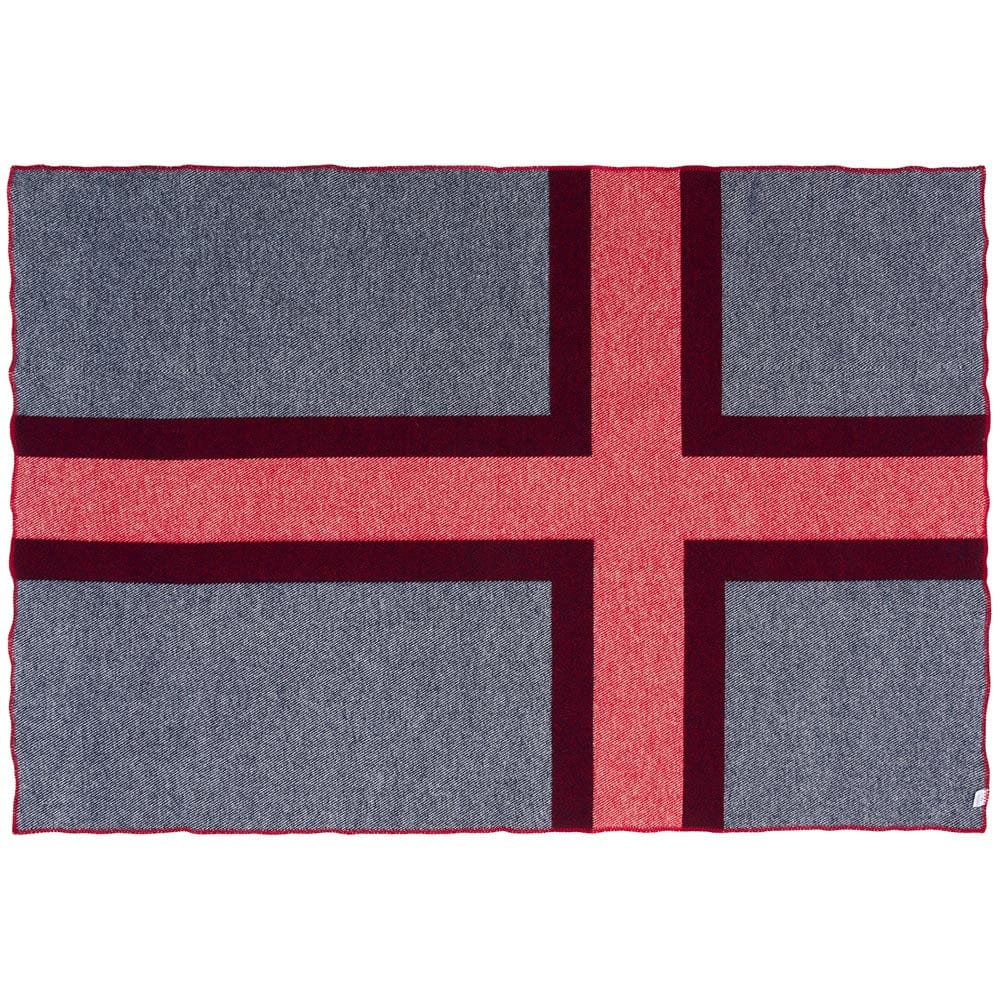 Norwegian Flag Wool Throw - Image 3