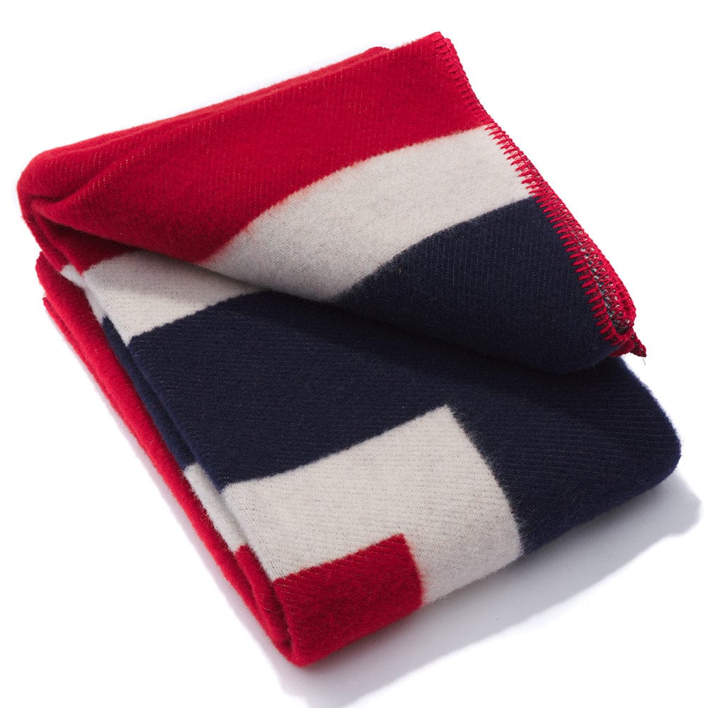 Norwegian Flag Wool Throw - Image 4