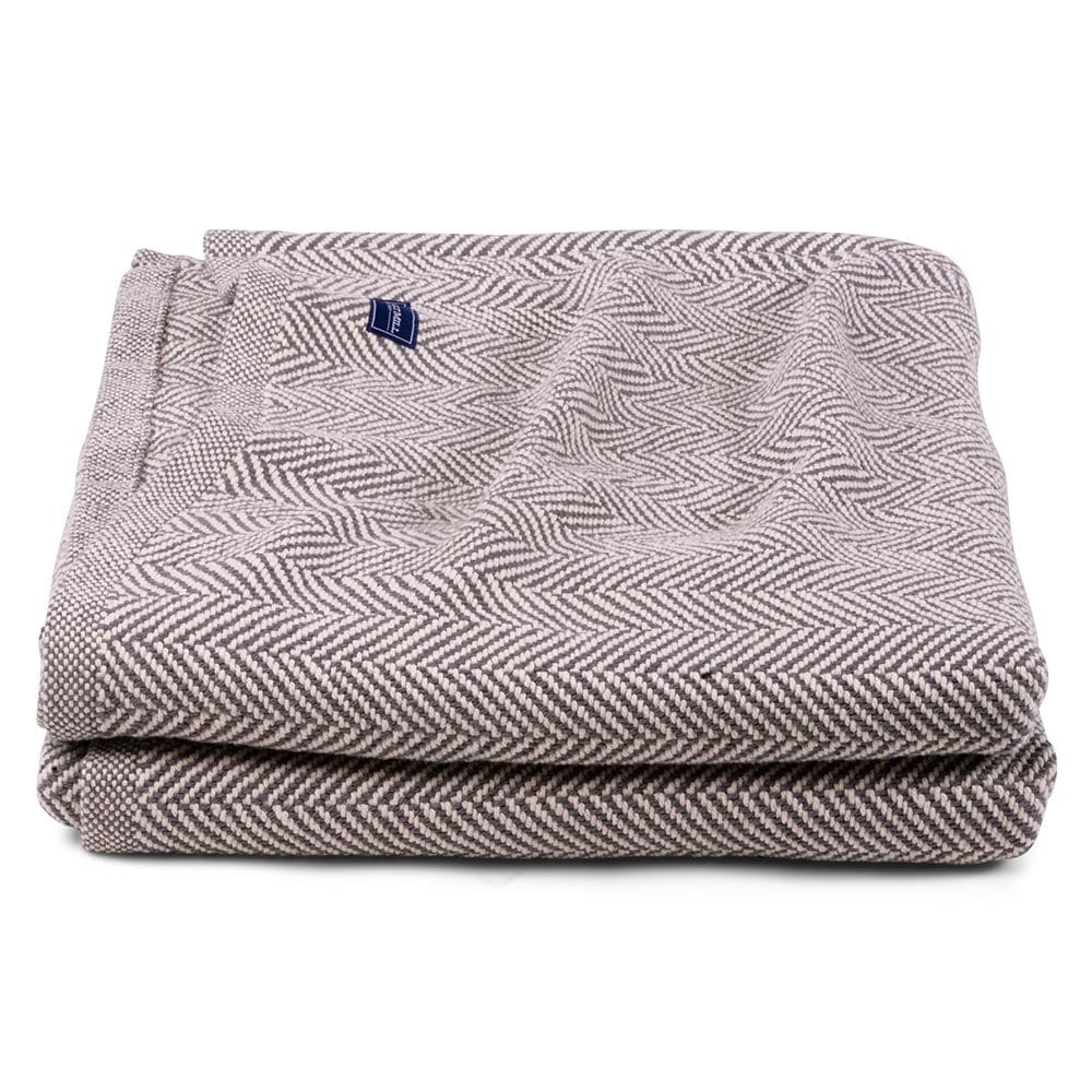 Penobscot Cotton Blanket - Slate - Image 3