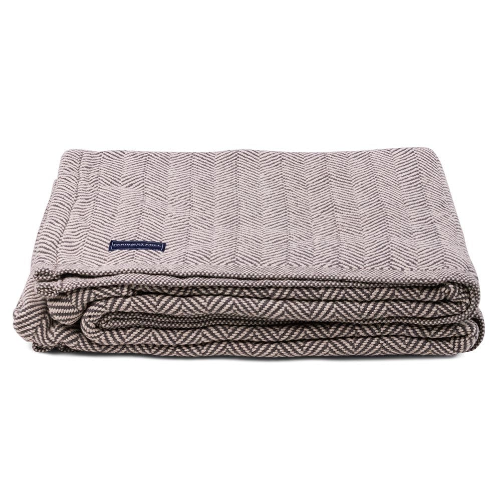 Penobscot Cotton Blanket - Slate - Image 4