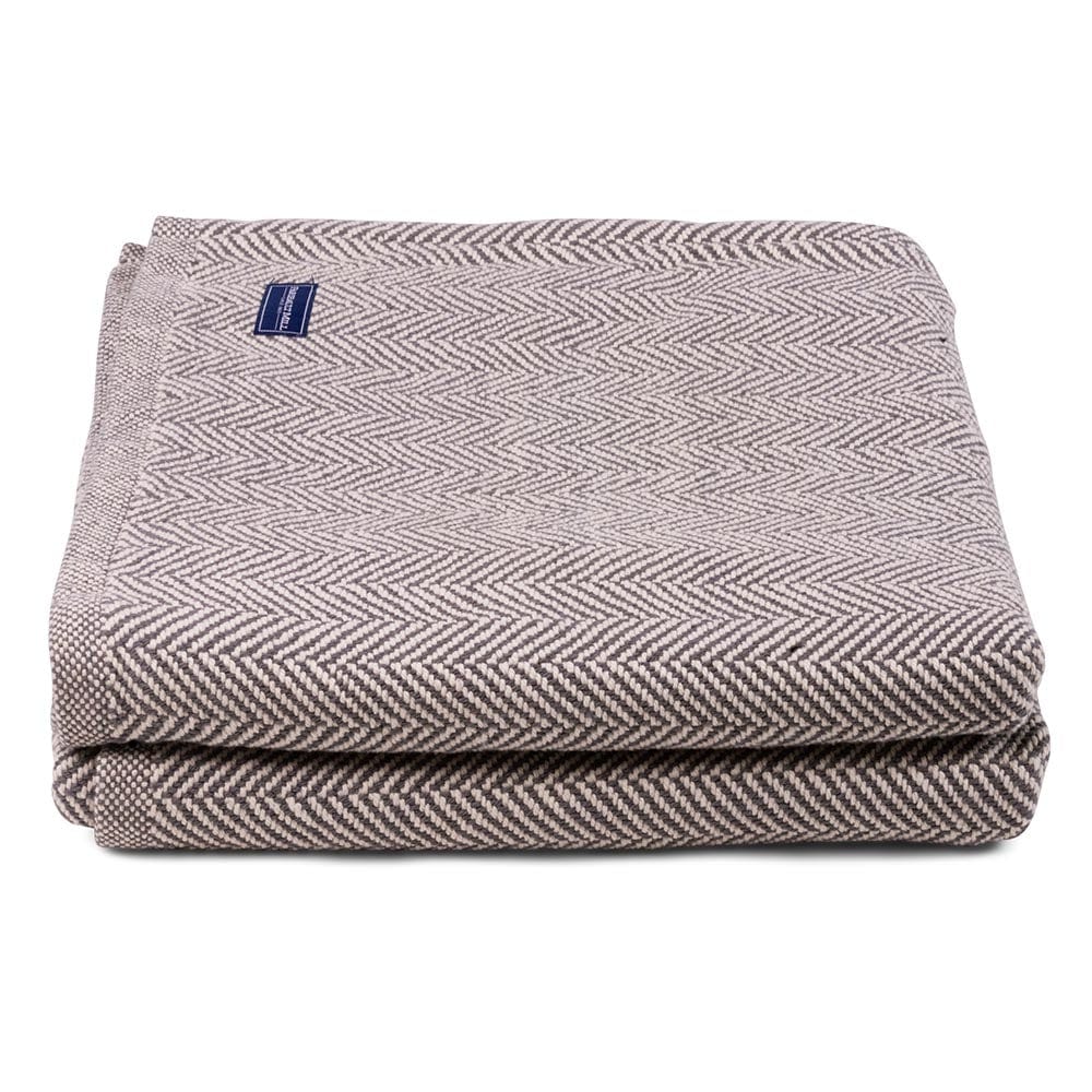 Penobscot Cotton Blanket - Slate - Image 5