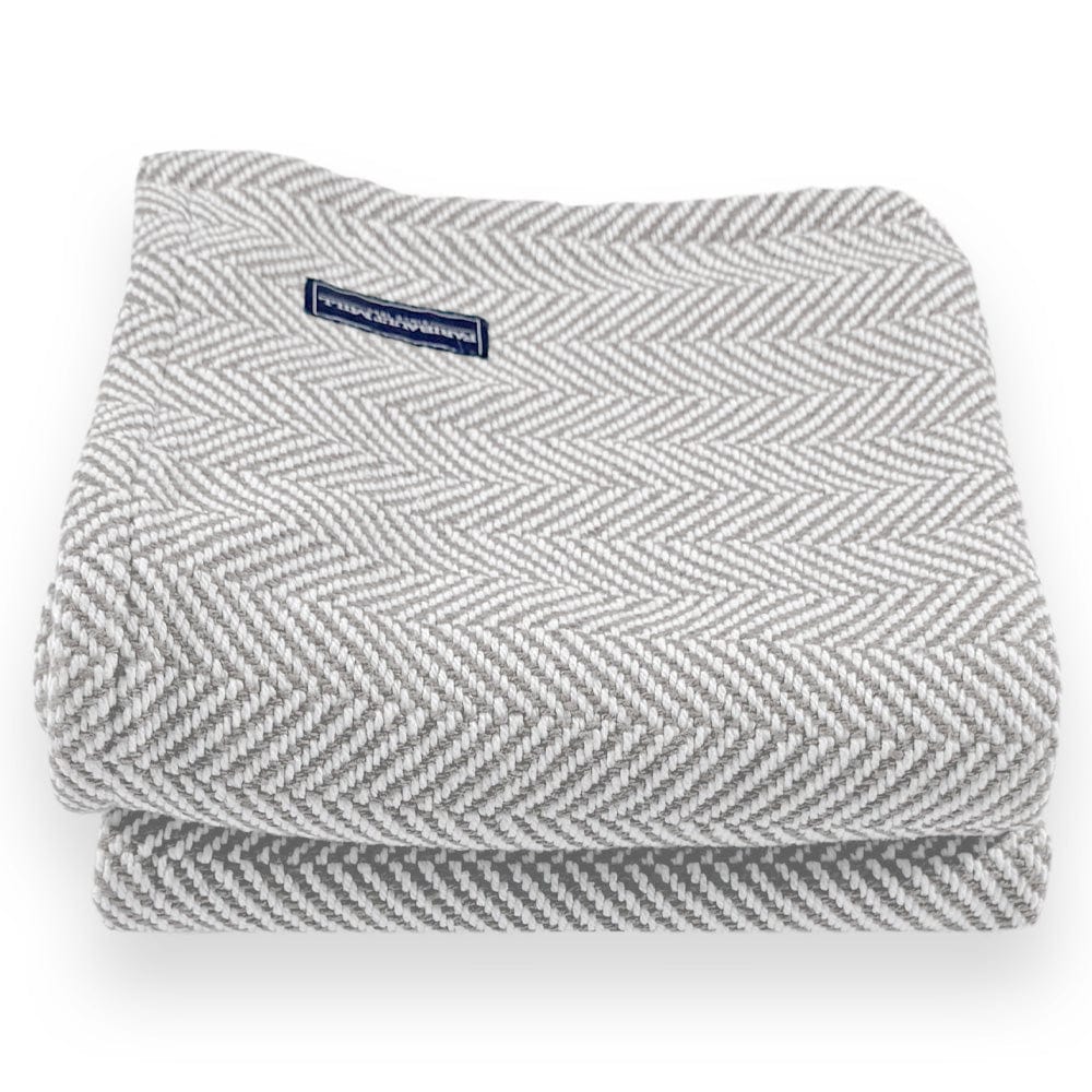 Penobscot Cotton Throw - Dove Gray - Image 4