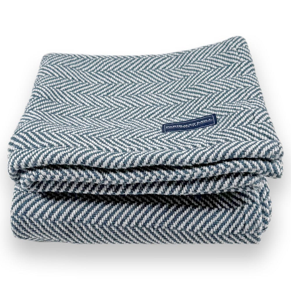 Penobscot Cotton Throw - Indigo - Image 4