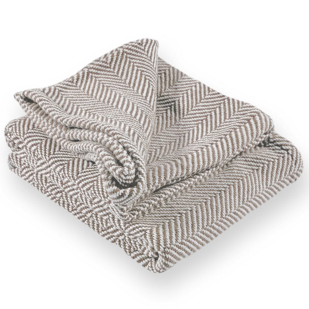 Penobscot Cotton Throw - Oyster - Image 2