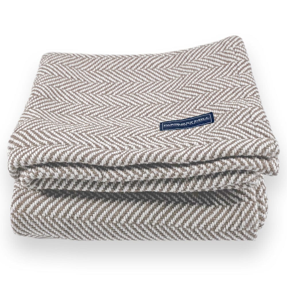 Penobscot Cotton Throw - Oyster - Image 5