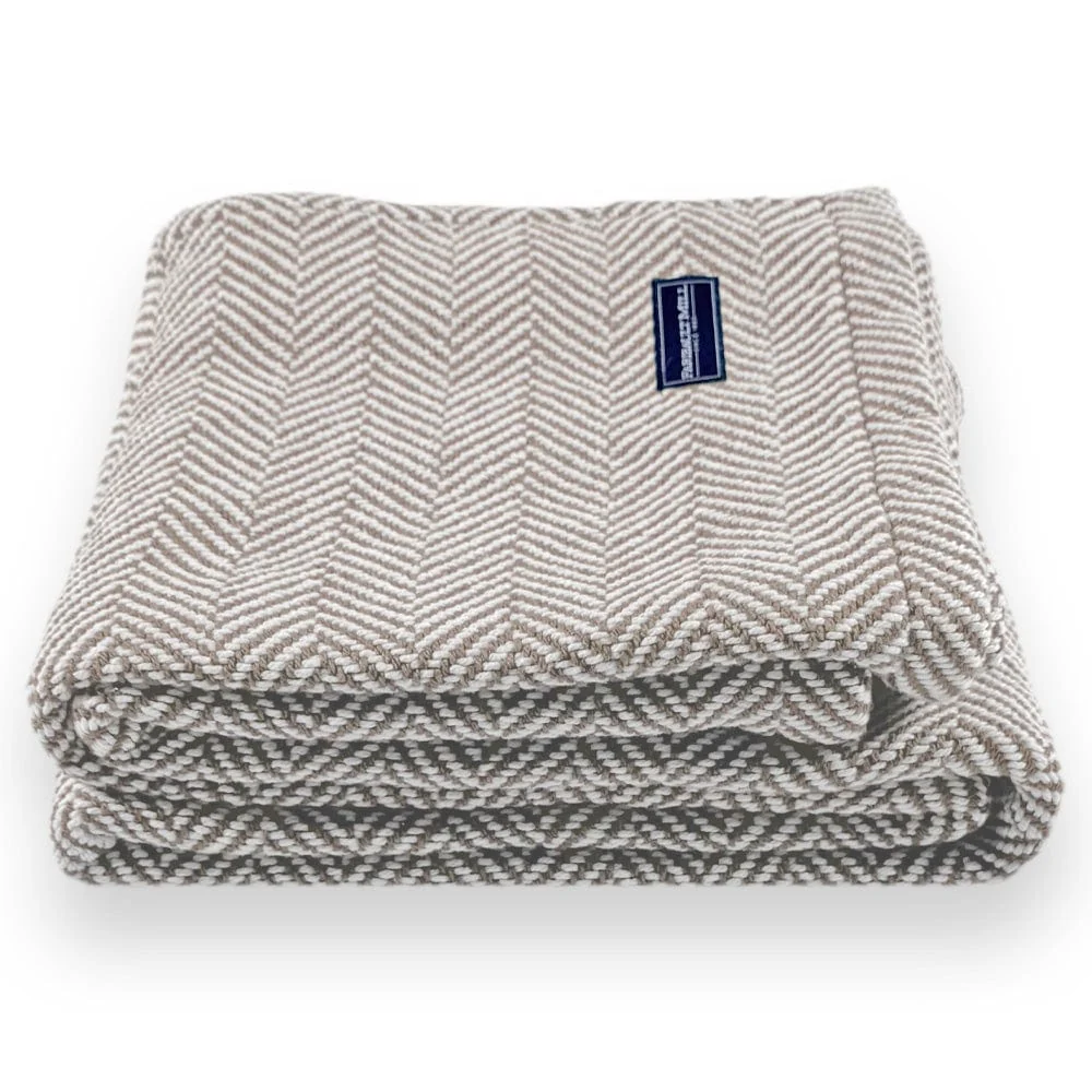 Penobscot Cotton Throw - Oyster - Image 6