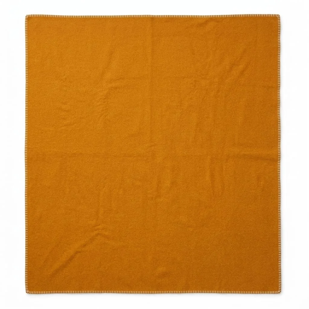 Pure & Simple Wool Blanket - Butterscotch - Image 3