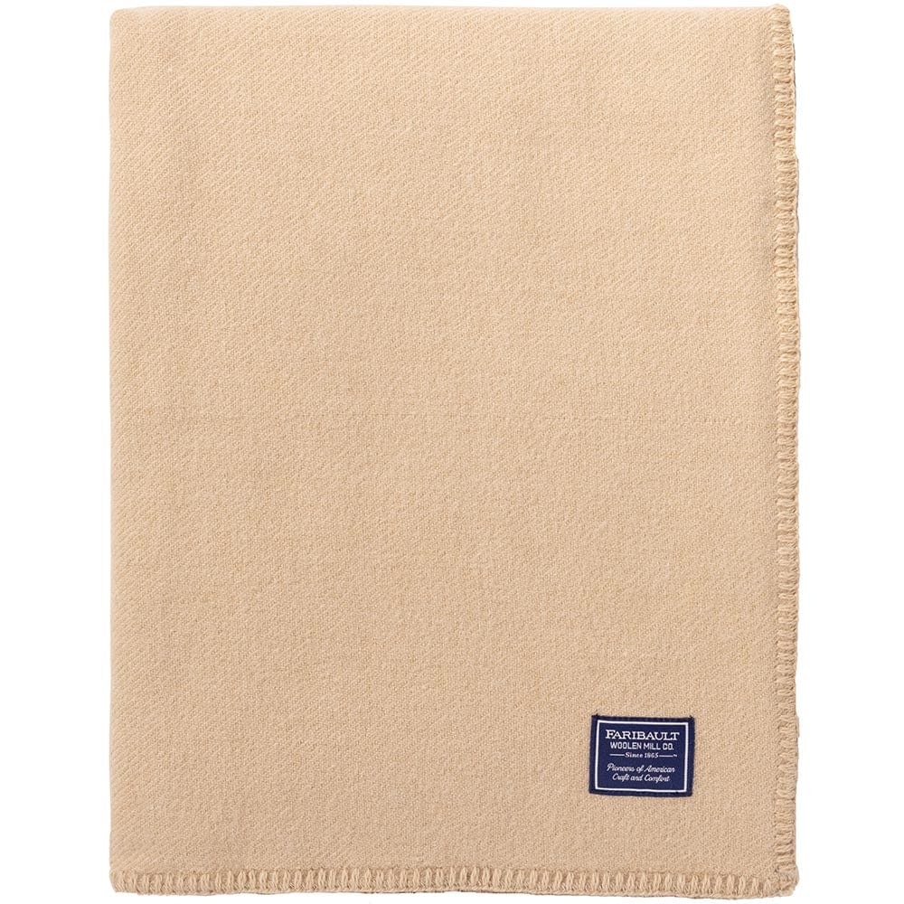 Pure & Simple Wool Blanket - Camel - Image 3