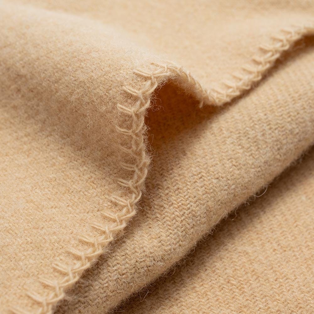 Pure & Simple Wool Blanket - Camel - Image 4
