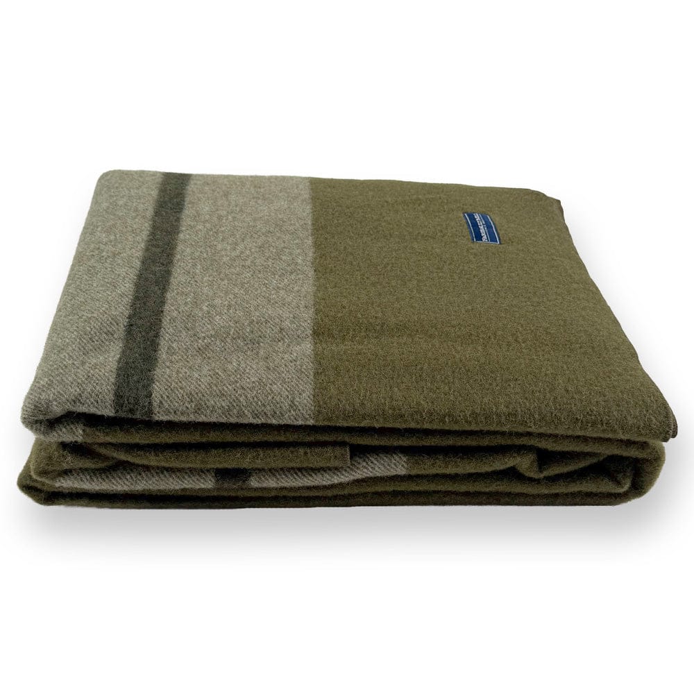 Scout Wool Camp Blanket - Moss Green - Image 3