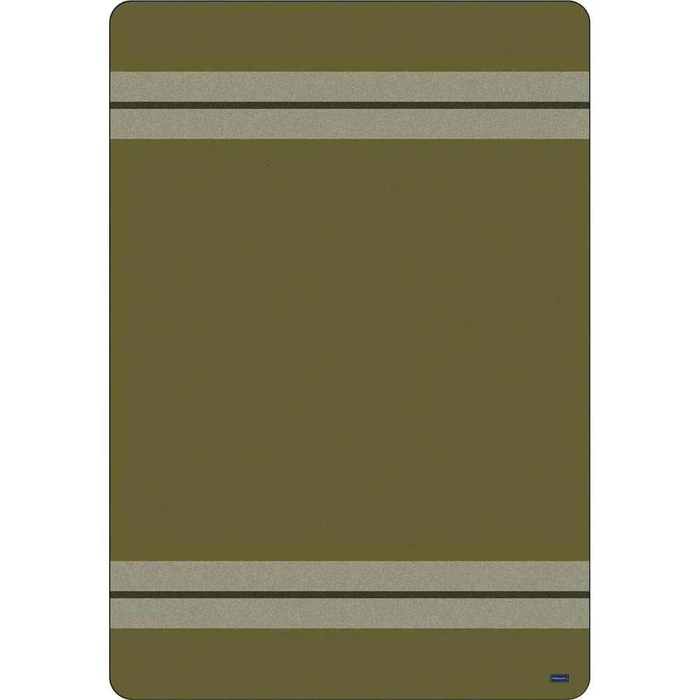 Scout Wool Camp Blanket - Moss Green - Image 5